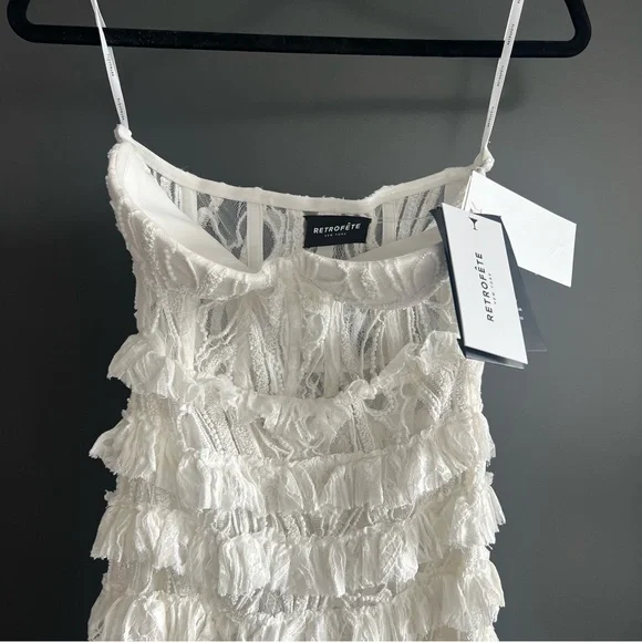 Retrofete Irini maxi Dress in White Size Small NEW! New with tags! - Picture 3 of 12